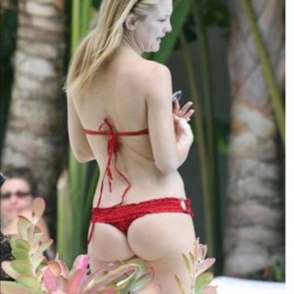 NEW - Indah Heart & Soul Bikini, Red, Kate Hudson - Picture 1 of 3